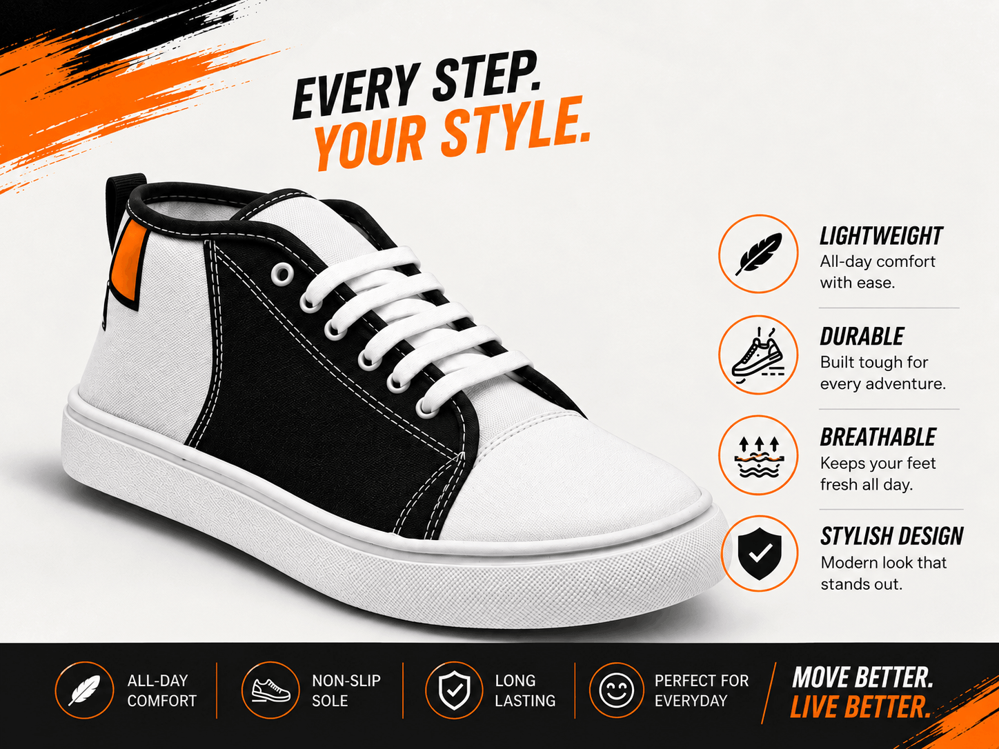 Ziplite Black & Creamy